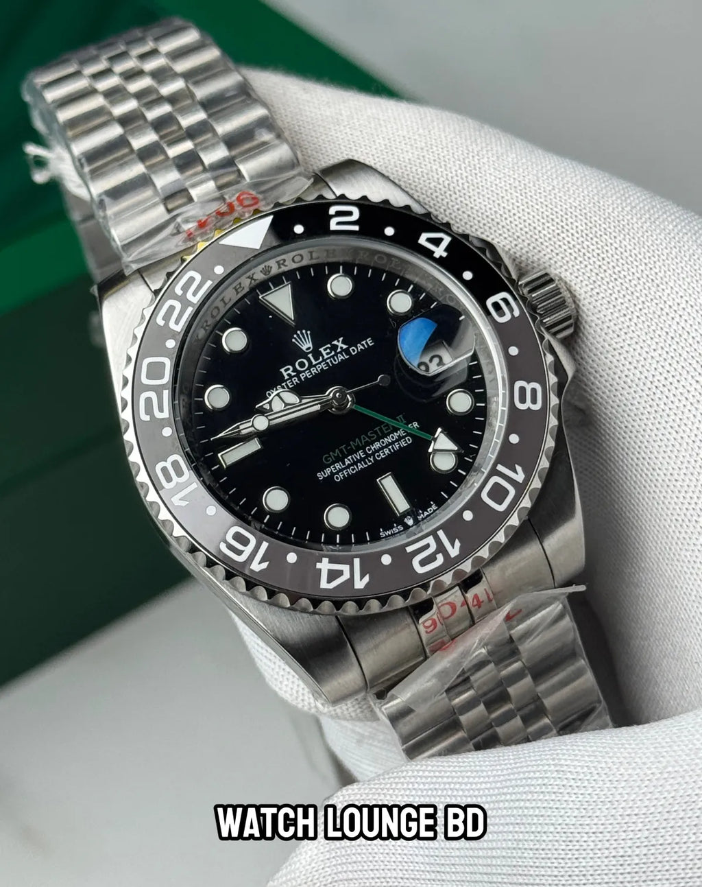 Rolex GMT Master II Bruce Wayne || Ref : 126710GRNR || European standard