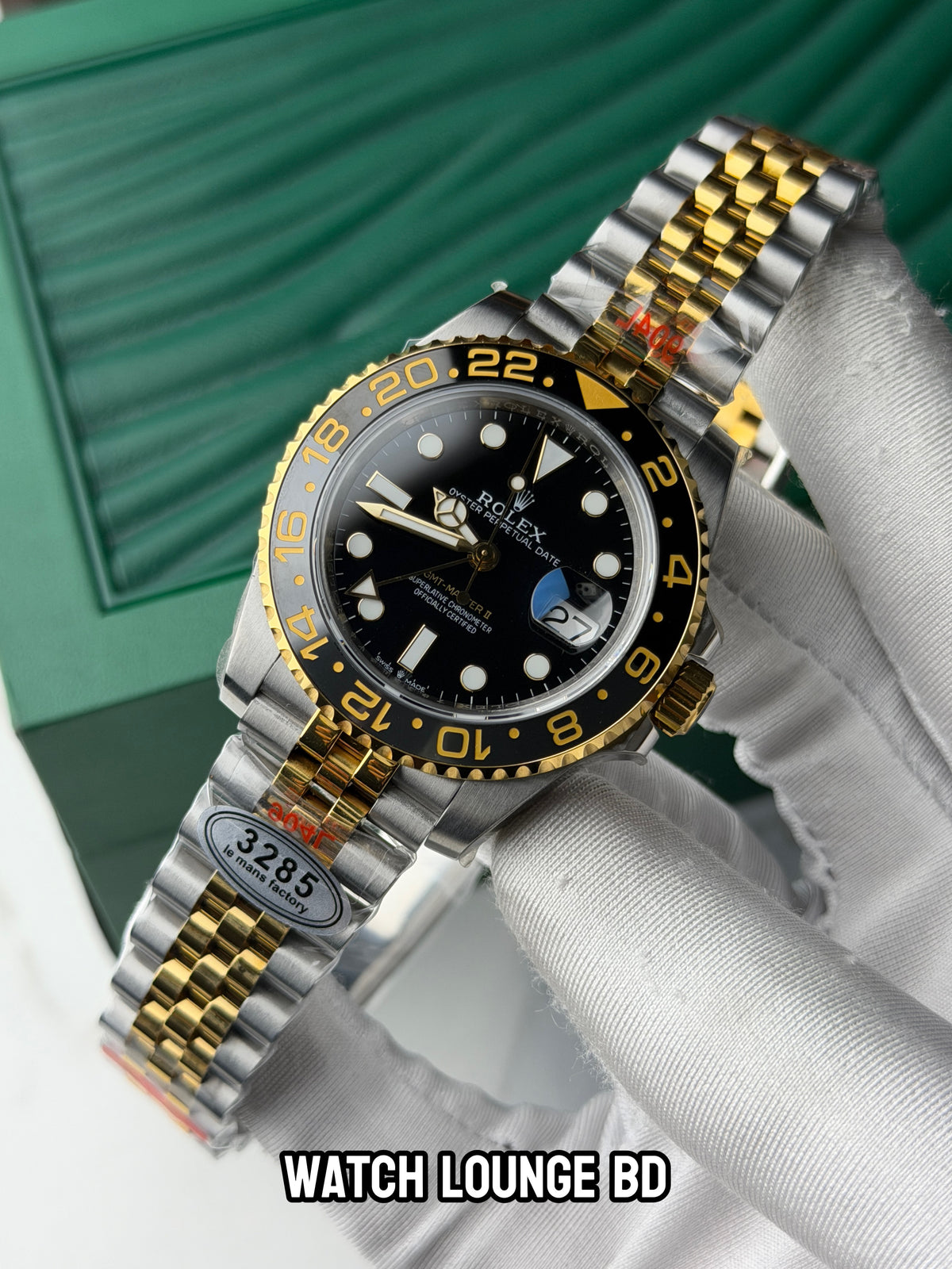 Rolex GMT master II || Ref. 126713GRNR ||Semi Swiss Quality