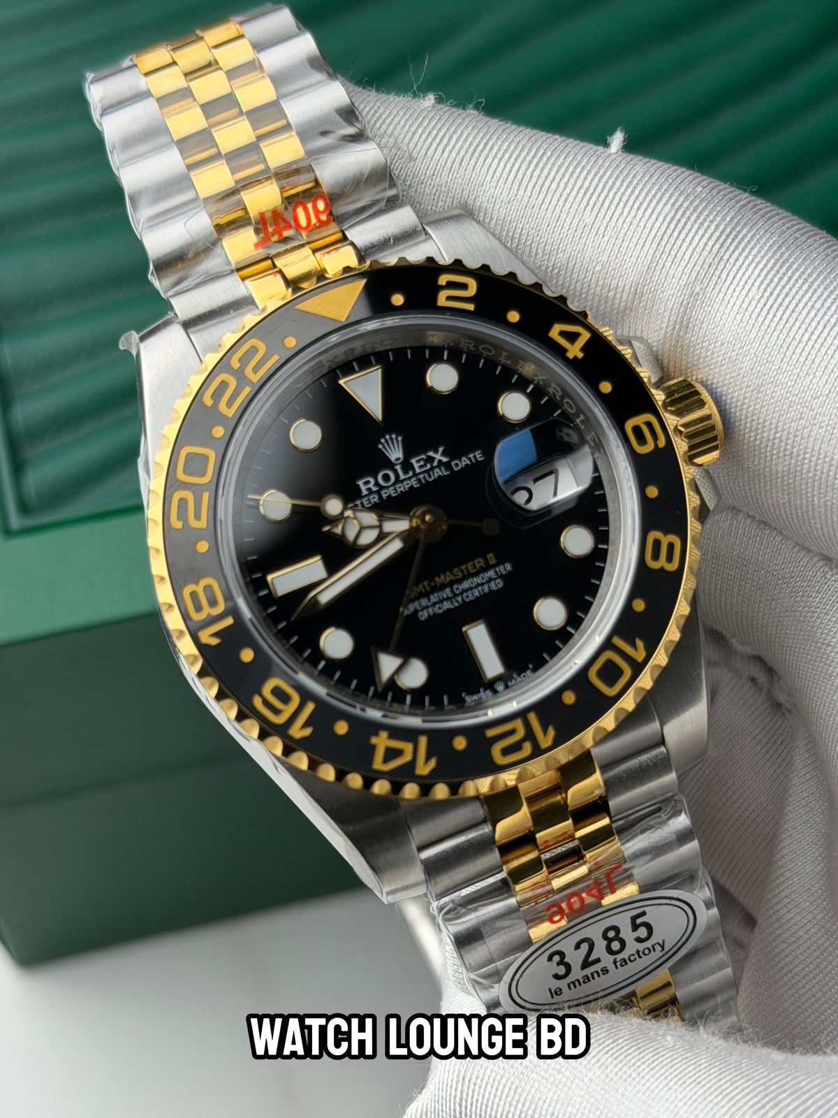 Rolex GMT master II || Ref. 126713GRNR ||Semi Swiss Quality